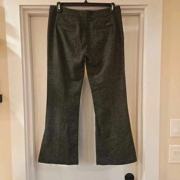 7 For All Mankind Womens Wool Low Rise Flare Trouser Pants Gray Size 30 - Picture 8 of 14